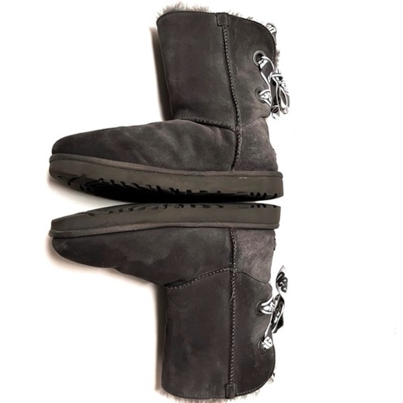 SALE! UGGS Customizable Bailey Bow Boots 1098075 Size 8 - Picture 6 of 9